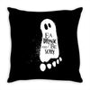 eat drink and be scary Throw Pillow