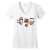 rock'n rollz Women's V-Neck T-Shirt