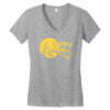 happy halloween (2) Women's V-Neck T-Shirt