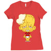 popelbob popcornkopf Ladies Fitted T-Shirt