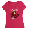 crab Women's Triblend Scoop T-shirt