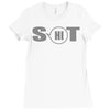 s says hi to shirt Ladies Fitted T-Shirt
