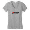 i love being a grandma Women's V-Neck T-Shirt