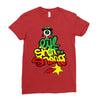shot the sheriff Ladies Fitted T-Shirt