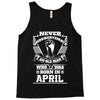 Never Underestimate Old Man Who Was Born April Tank Top