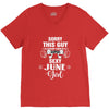 sorry this guy is already taken by a super sexy  june girl V-Neck Tee