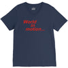 world in motion england italia 90 world cup football retro V-Neck Tee