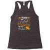 fall i teach the cutest pumpkins Racerback Tank