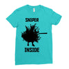 fortnite sniper inside Ladies Fitted T-Shirt