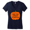 great pumpkin Women's V-Neck T-Shirt