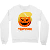 trumpkin funny donald trump pumpkin Crewneck Sweatshirt