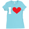 i heart customize it Ladies Fitted T-Shirt