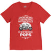 Motorcycles Pops V-Neck Tee