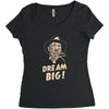 dream big Women's Triblend Scoop T-shirt