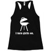 i turn grills on Racerback Tank