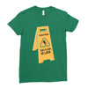 the floor is lava Ladies Fitted T-Shirt
