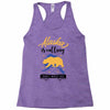 alaska is calling and i must go Racerback Tank