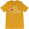 i love cats it's people who annoy me T-Shirt