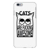 cats are fucking awesome iPhone 6/6s Plus Case