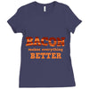 bacon makes everything better Ladies Fitted T-Shirt