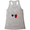 143. my wife sunning her clothes 039 Racerback Tank