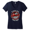 the black lodge Women's V-Neck T-Shirt