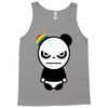 angry panda rainbow Tank Top