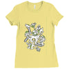 octobunny attax Ladies Fitted T-Shirt