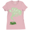 saw a ghost Ladies Fitted T-Shirt