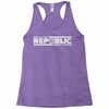 make the republic great again Racerback Tank