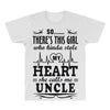 There's This Girl Who Stole My Heart She Calls Me Uncle All Over Men's T-shirt