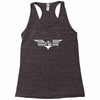 think my dad Racerback Tank