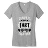 couples that fart together stay together Women's V-Neck T-Shirt