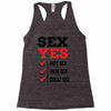 Sex Yes Please Racerback Tank