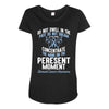do not dwell in the past do not dream of the future concentrate the mi Maternity Scoop Neck T-shirt
