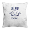 crabby day Throw Pillow