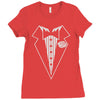 youth kids tuxedo Ladies Fitted T-Shirt