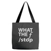 what the f stop Tote Bags