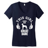 This Girl Loves Her Great Dane Women's V-Neck T-Shirt