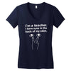 eyes in the back of my shirt Women's V-Neck T-Shirt