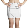 Spiral Mini Skirts