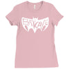 batcave goth logo Ladies Fitted T-Shirt