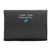 i wish i took the blue pill Accessory Pouches