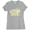 save water drink beer Ladies Fitted T-Shirt