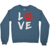 love dog paw Crewneck Sweatshirt