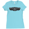 pinstripe 2 skull humor funny Ladies Fitted T-Shirt