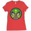 lucha libre   green Ladies Fitted T-Shirt