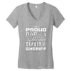 proud dad 3 Women's V-Neck T-Shirt