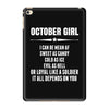 Super October Girl iPad Mini 4