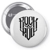 rock music Pin-back button